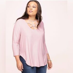 ✨ 3x HP ✨ Cage Front ✨ 3/4 Sleeve Top ✨